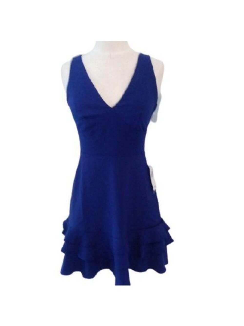 Royal Blue Ruffled Social Dress, Juniors Size 3/4, NWT